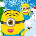 Minions Christmas Snowball Wars