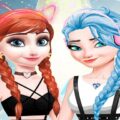 elsa and anna Dress Up Makeup