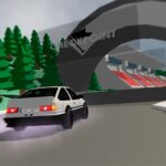 Low poly car racing